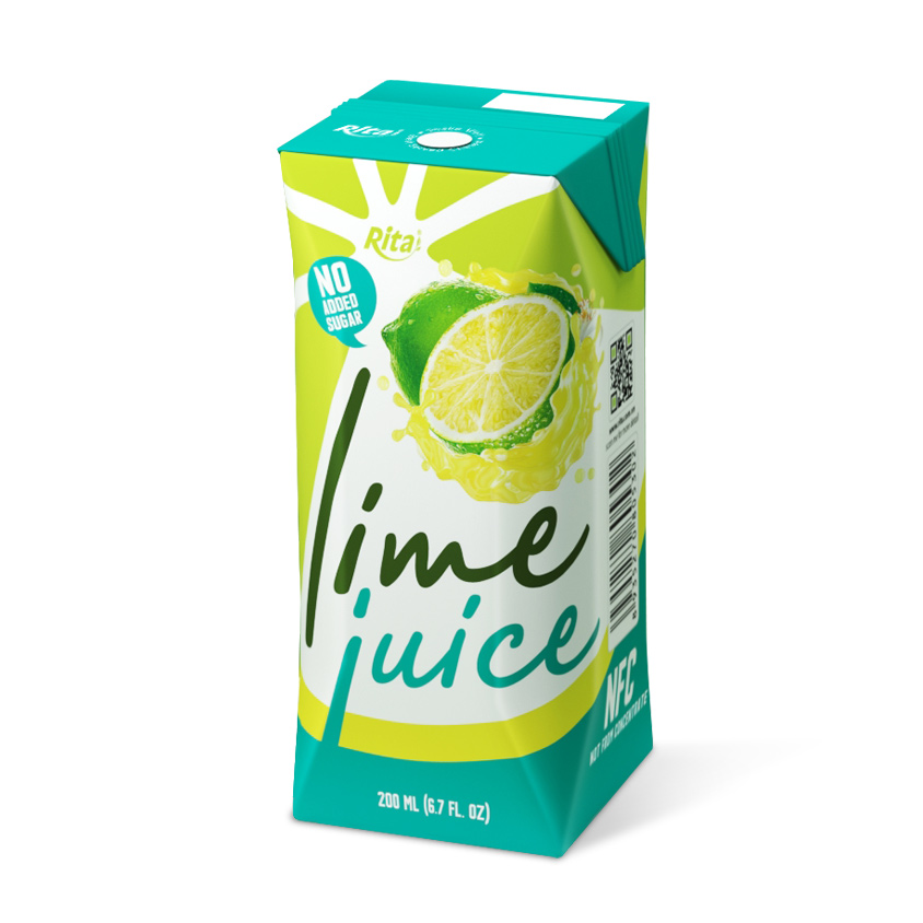 Paper box Lime juice brand export